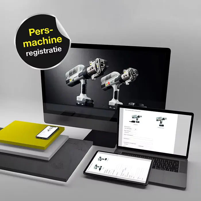 Viega Persmachine registratie